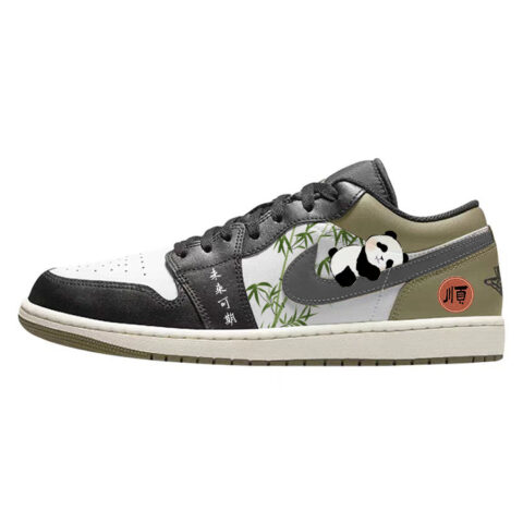 Jordan Air Jordan 1 Vintage Basketball Shoes Unisex Low Top Black/White