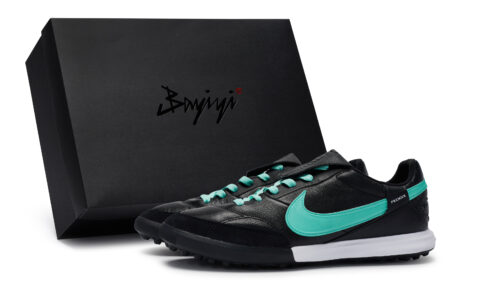 Nike Premier 3 Slip Resistant, Abrasion Resistant, Breathable Soccer Shoes Men’s Black And White Tiffany