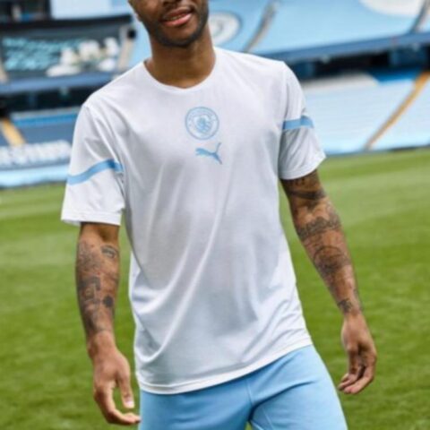PUMA Manchester City FC T Shirt Manchester City Unisex White