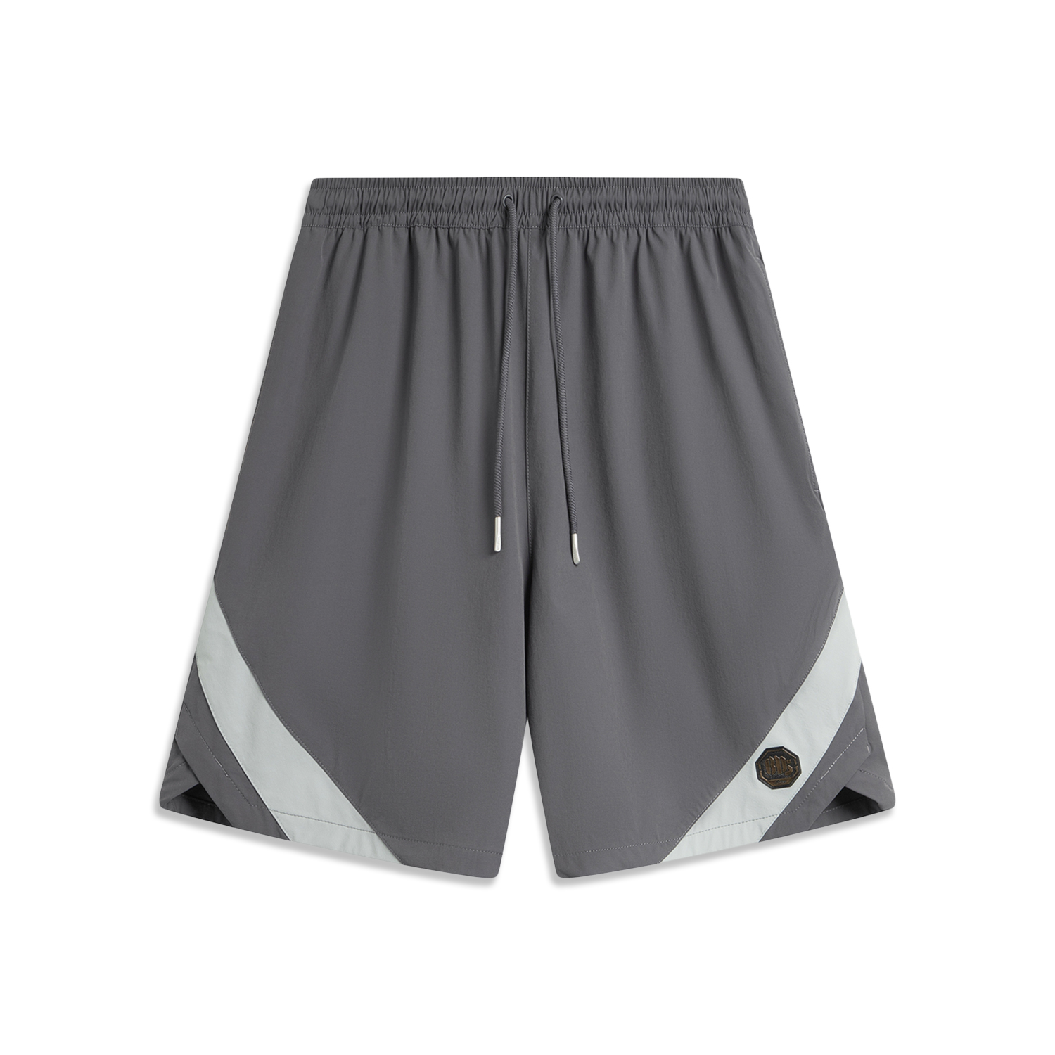Li Ning Basketball Collection Sports Shorts Men’s Black Pine Gray