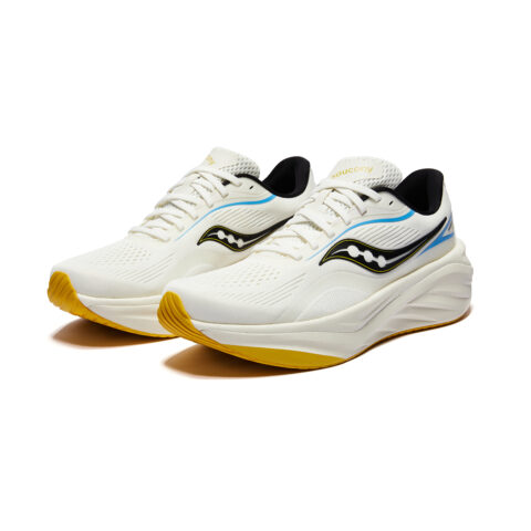 Saucony PHOENIX INFERNO Firebird 4 Low top PWRVIZI Training Racing Running Shoes Men’s Beige Black
