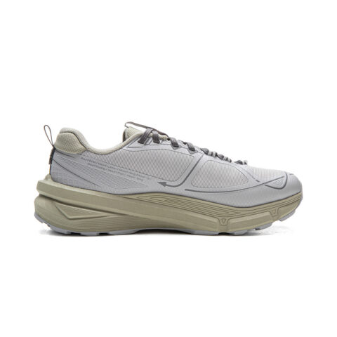 Li Ning Outdoor CF Tracing Cushioning Balance Rebound Low top Hiking Shoes Unisex Moon Gray