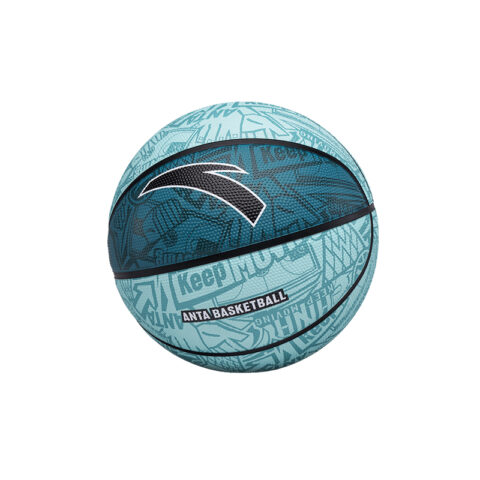 Anta Rubber Basketball Trendy Toy All Over Print Green Size 7.5 Training Unisex