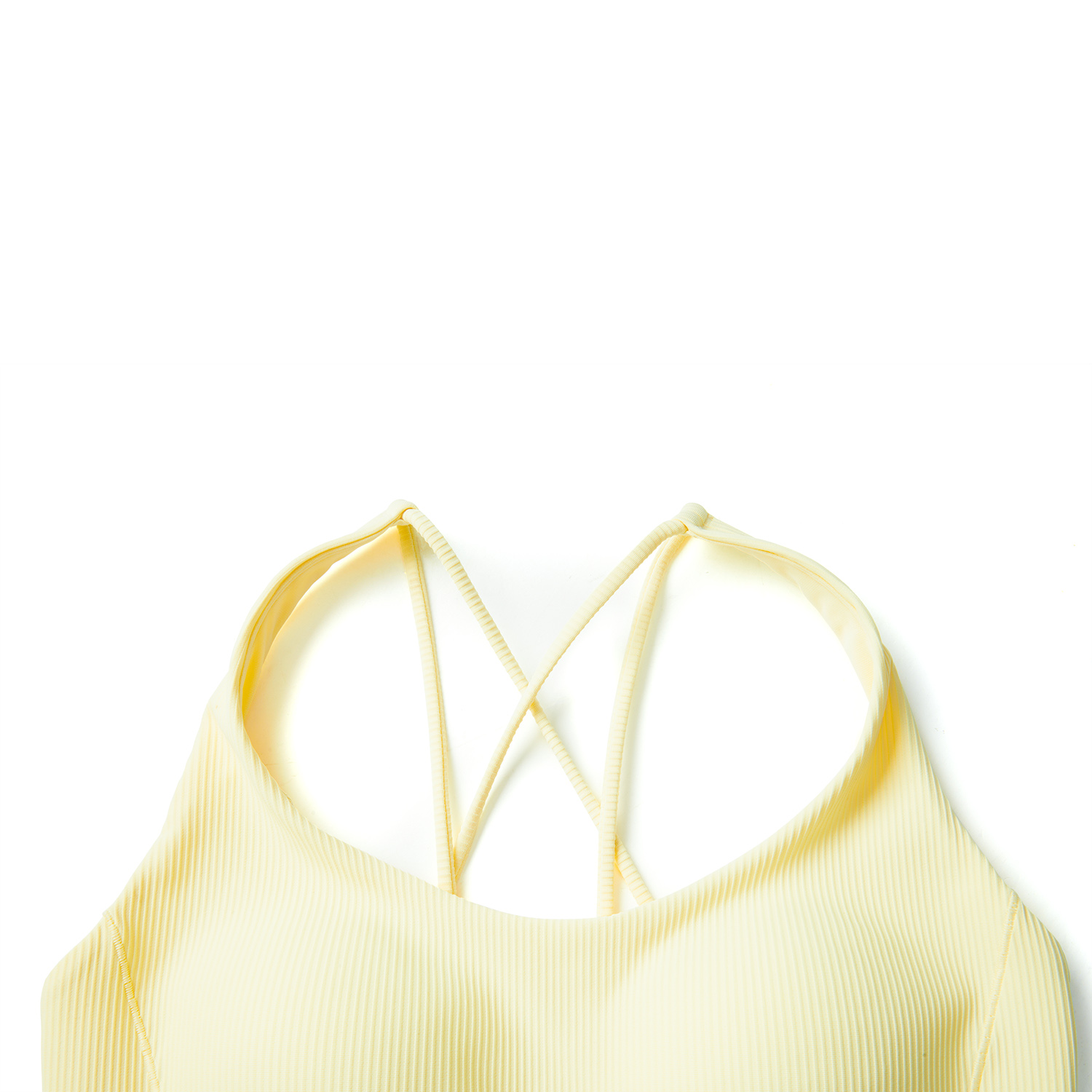 Li Ning Fitness Series Sports Underwear Women’s Tender Light Yellow