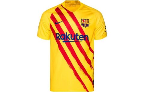 Nike Soccer Jerseys Men’s Yellow Moderate Straight Fit