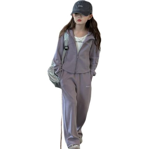 Disney Casual Sportswear Spring Fall Season Two Piece Set Teenagers