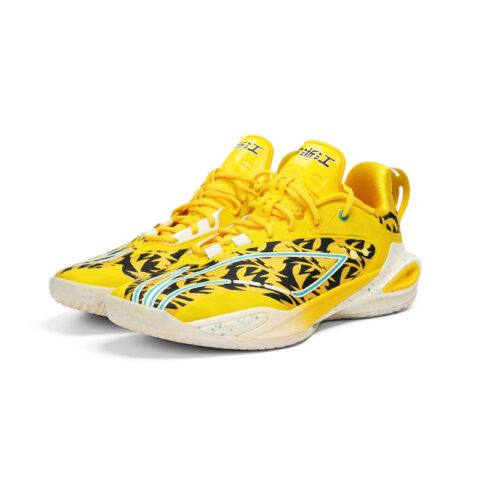 Li Ning Speed 11 Textile, TPU Low top Basketball Shoes Men’s Yellow