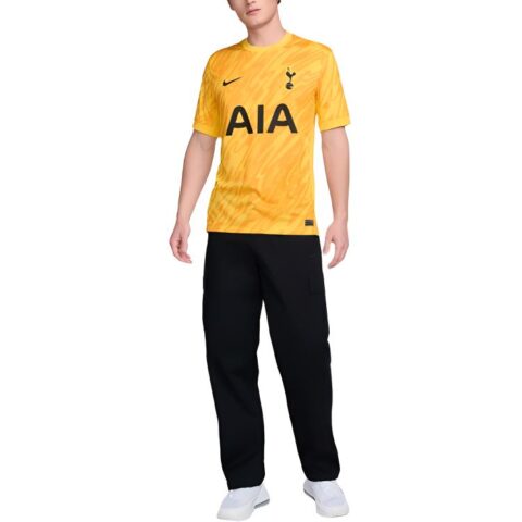 Nike Tottenham Hotspur 2024/25 Stadium Goalkeeper Men’s Nike Dri FIT Soccer Short Sleeve Replica Jersey