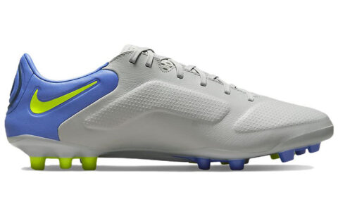 Nike Unisex Legend 9 Pro AG Soccer Shoes Grey/Yellow