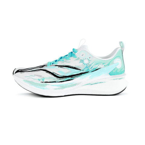 Li Ning Red Hare 8PRO Cushioning, Wear Resistant Low top Casual Running Shoes Unisex Green
