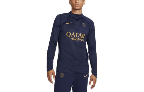 Nike Paris Saint Germain Strike Winter Warrior Soccer Jersey Men's Marine Blue
