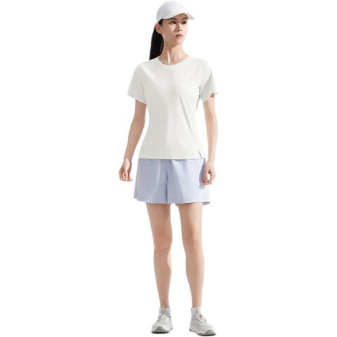 THE NORTH FACE SUN SMOOTH Quick Dry T Shirts Women's QLI/Dune White