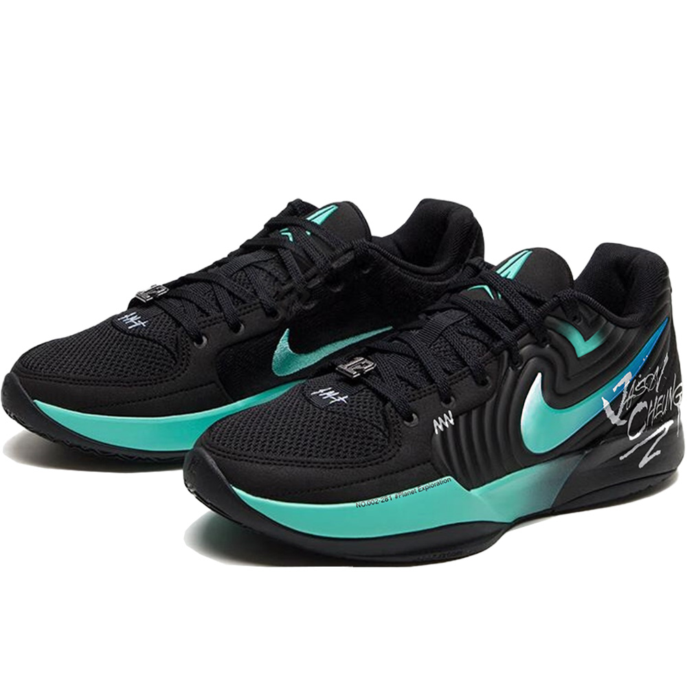 Nike Ja Morant 2 EP 2 Slip Resistant Abrasion Resistant Low top Basketball Shoes Men’s Black Blue White