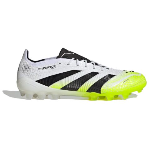 Adidas PREDATOR ELITE Abrasion Resistant Soccer Shoes Unisex White Yellow