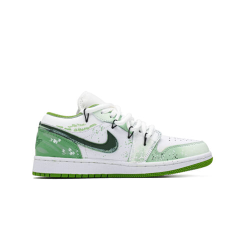 Jordan Air Jordan 1 Summer Under The Tree Shade Synthetic Leather Cushioning Abrasion Resistant