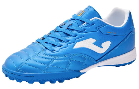 Joma Liga T1 Tf Turf Synthetic Leather Slip Resistant Coverage Soccer Shoes Men’s Blue White