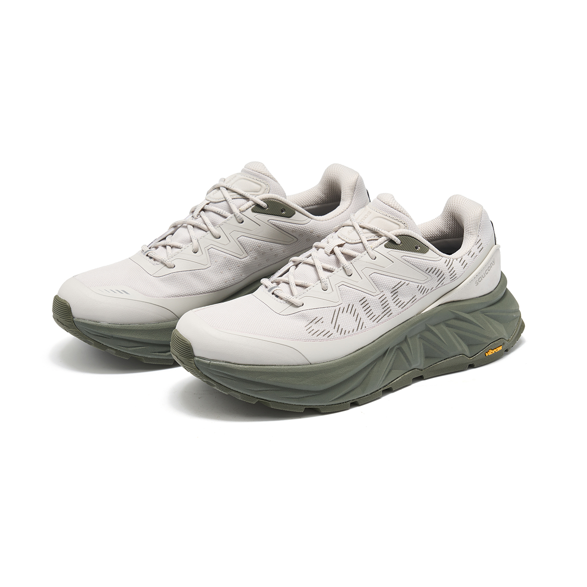Saucony TRIGON ULTRA Speed Mid top Running Shoes Unisex Gray