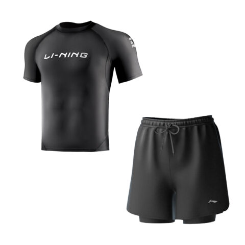 Li Ning Men’s Swimwear Men’s Casual Surf Swimsuit