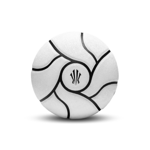 Anta Lingdan Irving Collection Pu Basketball White Black Size 7 Ball Training Competition Unisex China Mainland Version