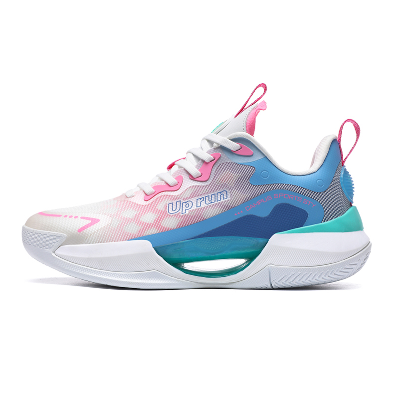 Up Run Basketball Shoes Unisex Peach Wood Pink