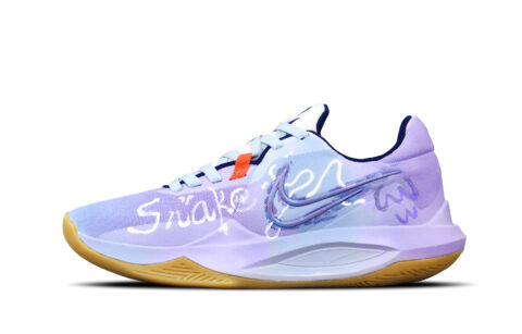Nike Precision 6 Basketball Shoes Men’s Low Top Purple/White