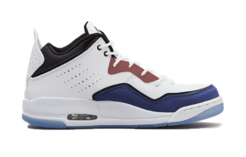 Jordan Courtside 23 Leather Cushioning Slip Resistant Low top Vintage Basketball Shoes Men’s Blue Black