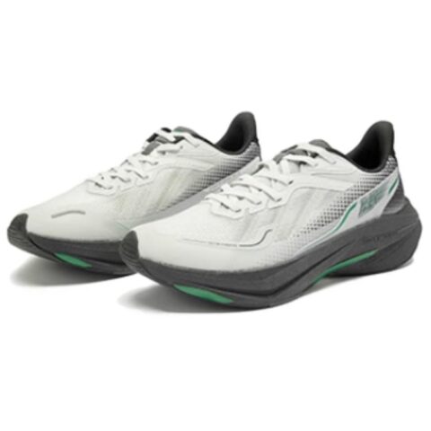 QIAODAN Flying Shadow 5.0 Breathable And Lightweight Low top Long Distance Running Shoes Men’s Gray