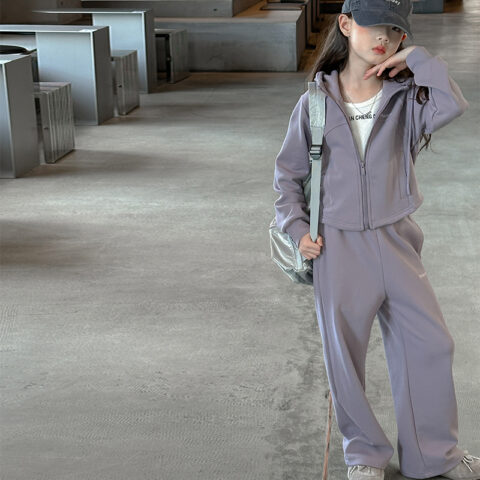 Disney Casual Sportswear Spring Fall Season Two Piece Set Teenagers