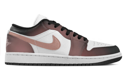 Jordan Air Jordan 1 Purple Ice, Heart Box Abrasion Resistant Slip Resistant Low top Vintage Basketball Shoes Unisex