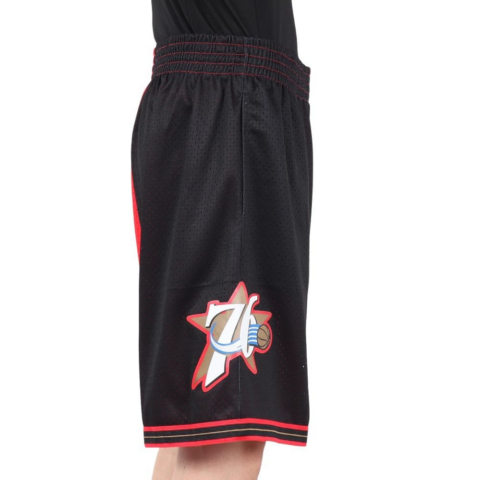 Mitchell Ness Basketball Shorts Men’s Black Red