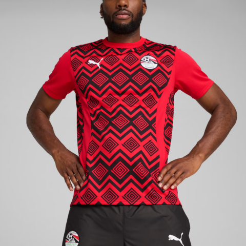 PUMA x Egypt FW24 Soccer Jersey Men’s Red/Black