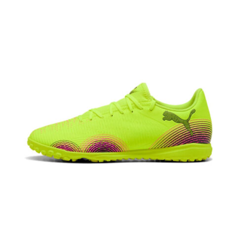 PUMA FUTURE 8 Abrasion Resistant Soccer Shoes Unisex Yellow