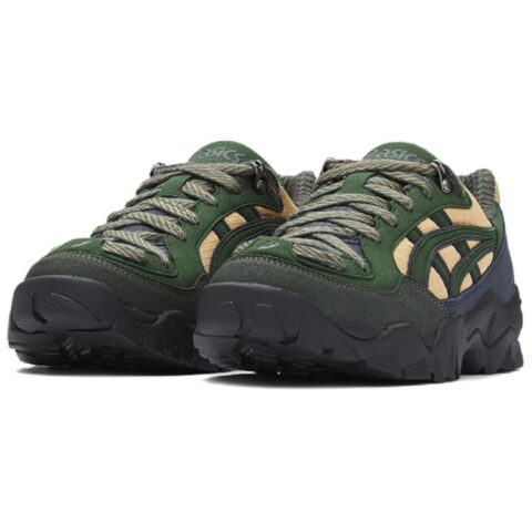 ASICS x U.Sage GEL PICKAX Abrasion Resistant Low top Outdoor Shoes Unisex Black Green