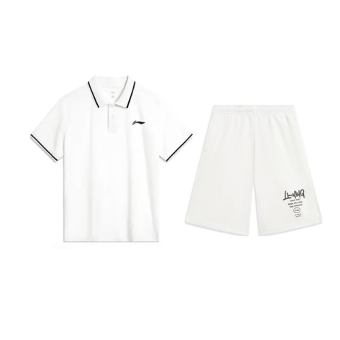 Li Ning Casual Sportswear Unisex White+White