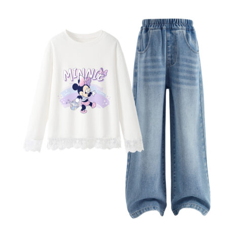 Di Play Water White+Solid Color Denim Light Blue