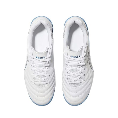 ASICS Calcetto Abrasion Resistant Soccer Shoes Men’s White Blue