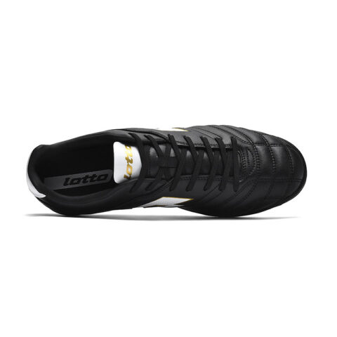 LOTTO SOLISTA Slip Resistant Abrasion Resistant Soccer Shoes Men’s Black