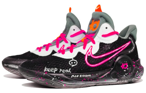 Nike KD Trey 5 IX Mid top Basketball Shoes Unisex Sunset Pink