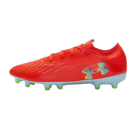 Under Armour Magnetico Select 4 Soft And Comfortable FG Firm Ground Abrasion Resistant Soccer Shoes Unisex Red
