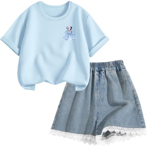 Disney Kids Casual Sportswear Crew Neck Thin