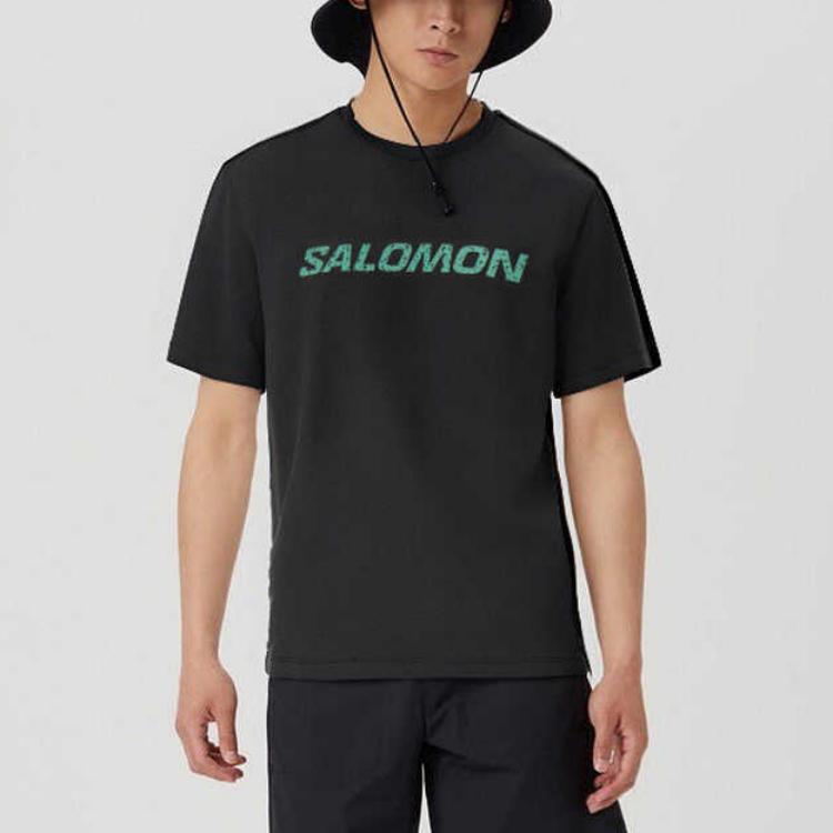 SALOMON AMPHI TERRAZZO Quick Dry T Shirts Men’s Black