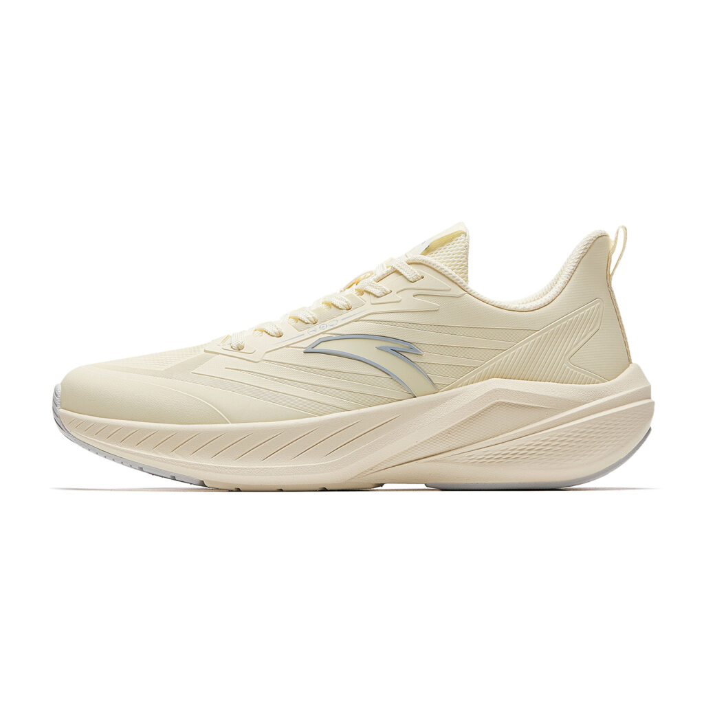 Anta Yunju Cushioning Lightweight Rebound Low top Running Shoes Women’s Light Beige White Dusty Blue