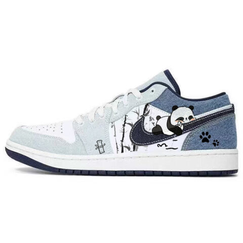 Jordan Air Jordan 1 Vintage Basketball Shoes Men’s Low Top White/Blue