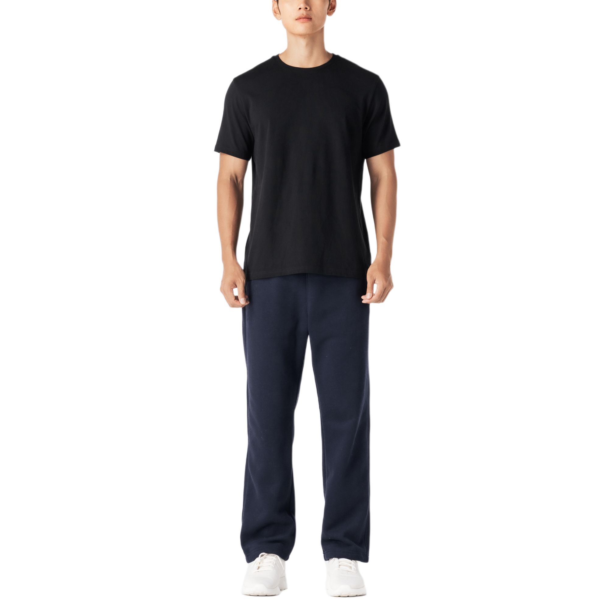 DECATHLON DOMYOS Fleece Pants Men’s Blue Black