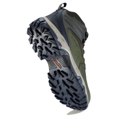Columbia Newton Ridge Plus 2 Slip Resistant Abrasion Resistant Mid top Hiking Shoes Men’s Dark Green