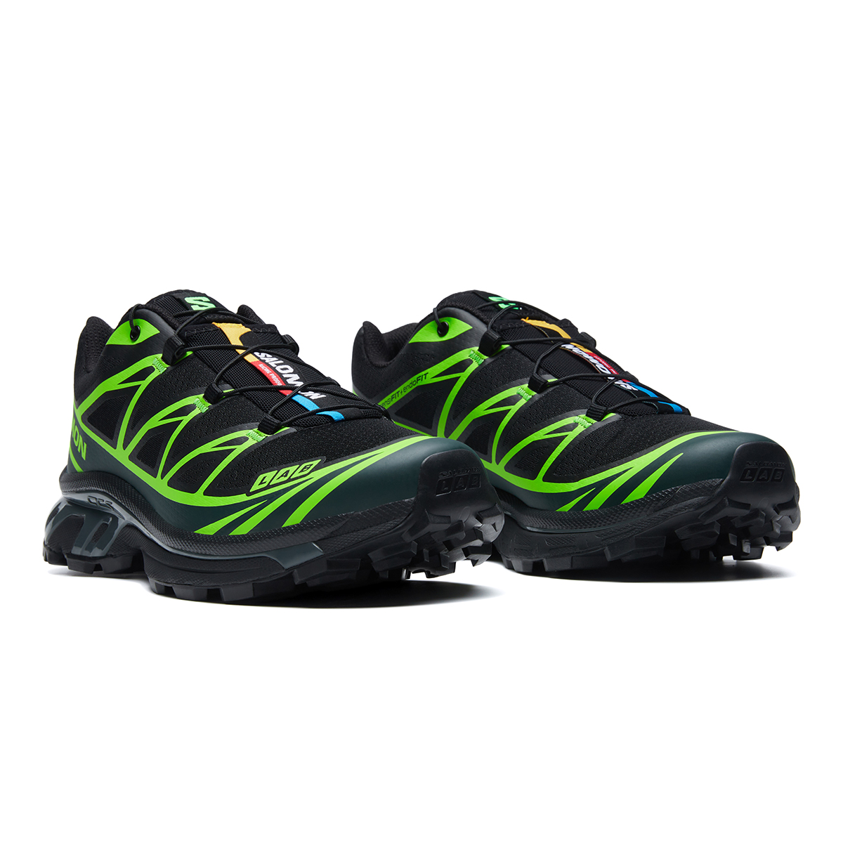 SALOMON XT-6 Neon Tokyo Green Gecko