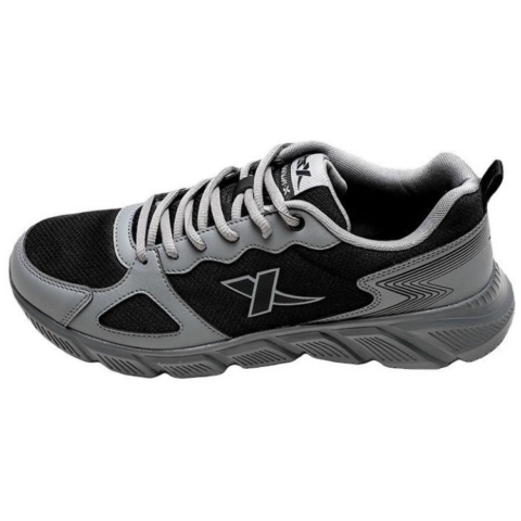 XTEP Slip Resistant Abrasion Resistant Slip Resistant Abrasion Resistant Low top Running Shoes Men’s Black Gray