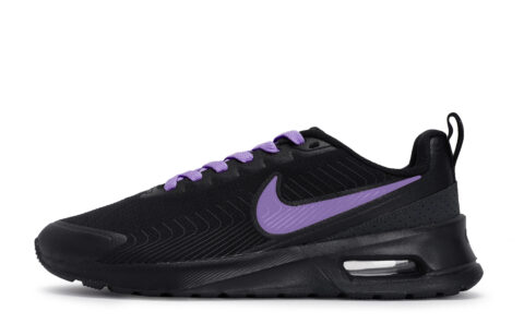 Nike Air Max 1 Slip Resistant Abrasion Resistant Low top Running Shoes Unisex Black Purple