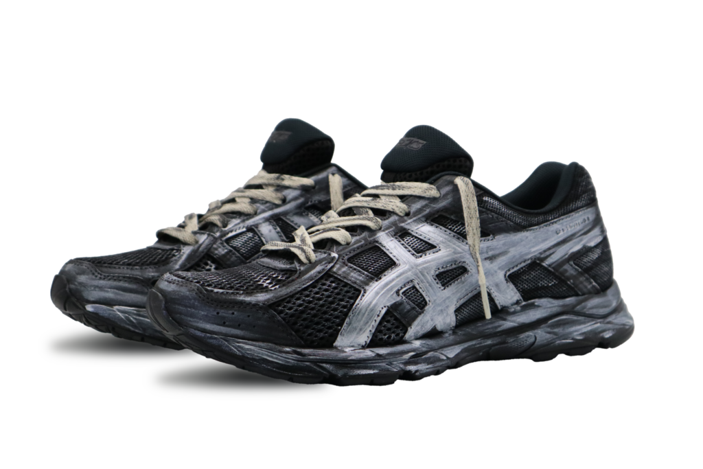 ASICS Textile, Synthetic Leather Breathable Cushioning Men’s