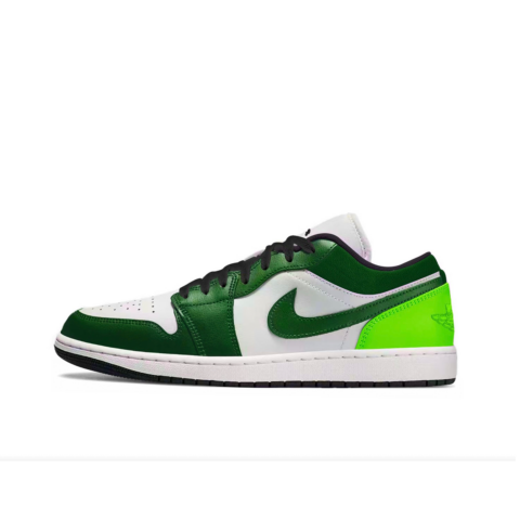 Jordan Air Jordan 1 Vintage Basketball Shoes Unisex Low Top Green